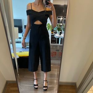Black culotte jumpsuit